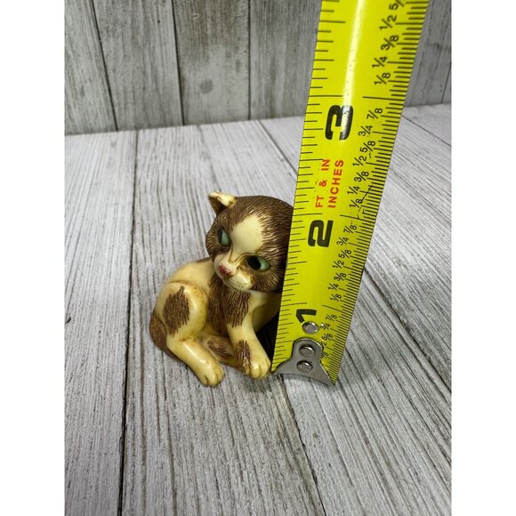Vtg Harmony Kingdom Pot Bellys PBBKI7 "Porky", Cat Figurine Lil' Mousers 2" Long - Picture 8 of 13